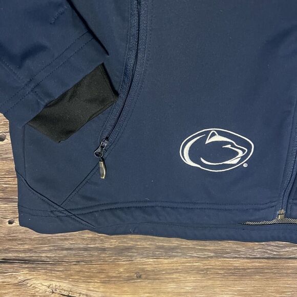 Columbia Penn State Navy Thermal Omni Heat Full Zip Jacket Gorpcore Size XL - Picture 3 of 14
